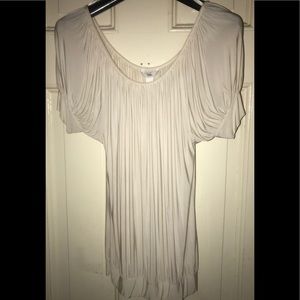 H&M White Peasant Top